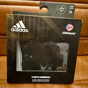 ADIDAS 5 INCH VOLLEYBALL KNEEPADS GL5199 KP MEDIUM BLACK NEW IN BOX